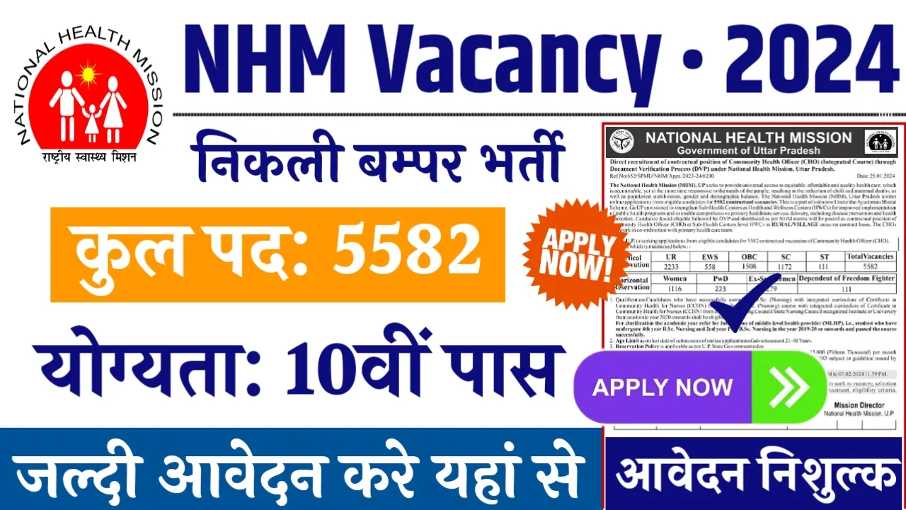 NHM Vacancy 2024